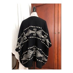 Forever 21 Black Poncho